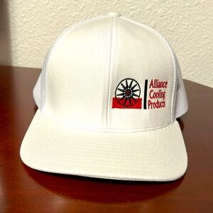 Alliance Cooling Products White Trucker Hat